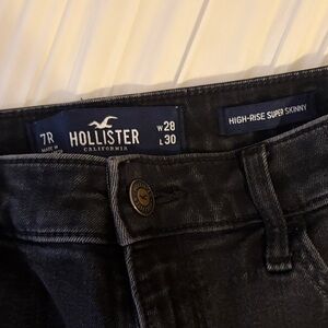Hollister Black High-Rise Skinny Jeans